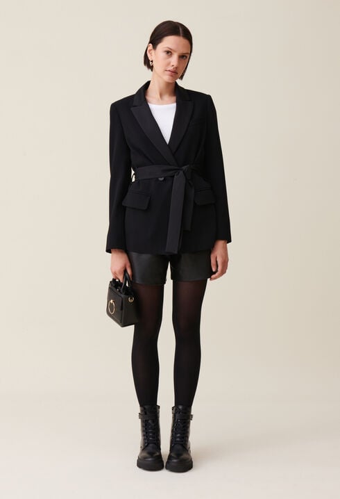 Belted Tailored Jacket