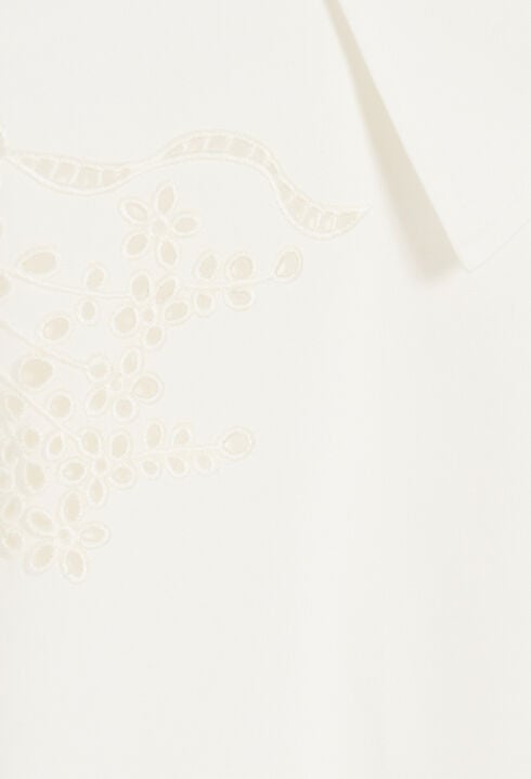 Broderie anglaise short shirt dress