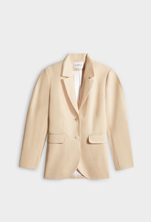 Straight suit jacket