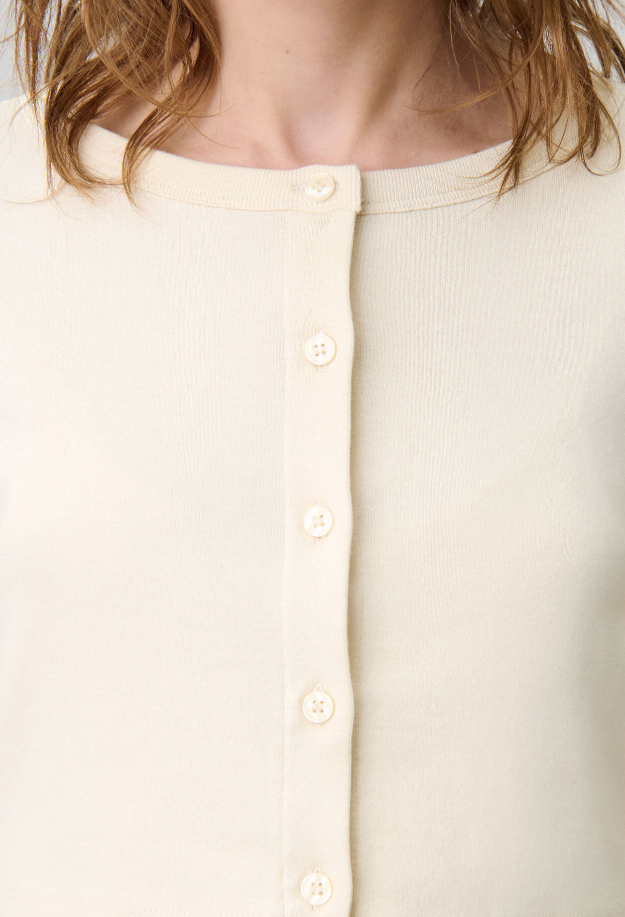 Cotton Cardigan T-Shirt Set