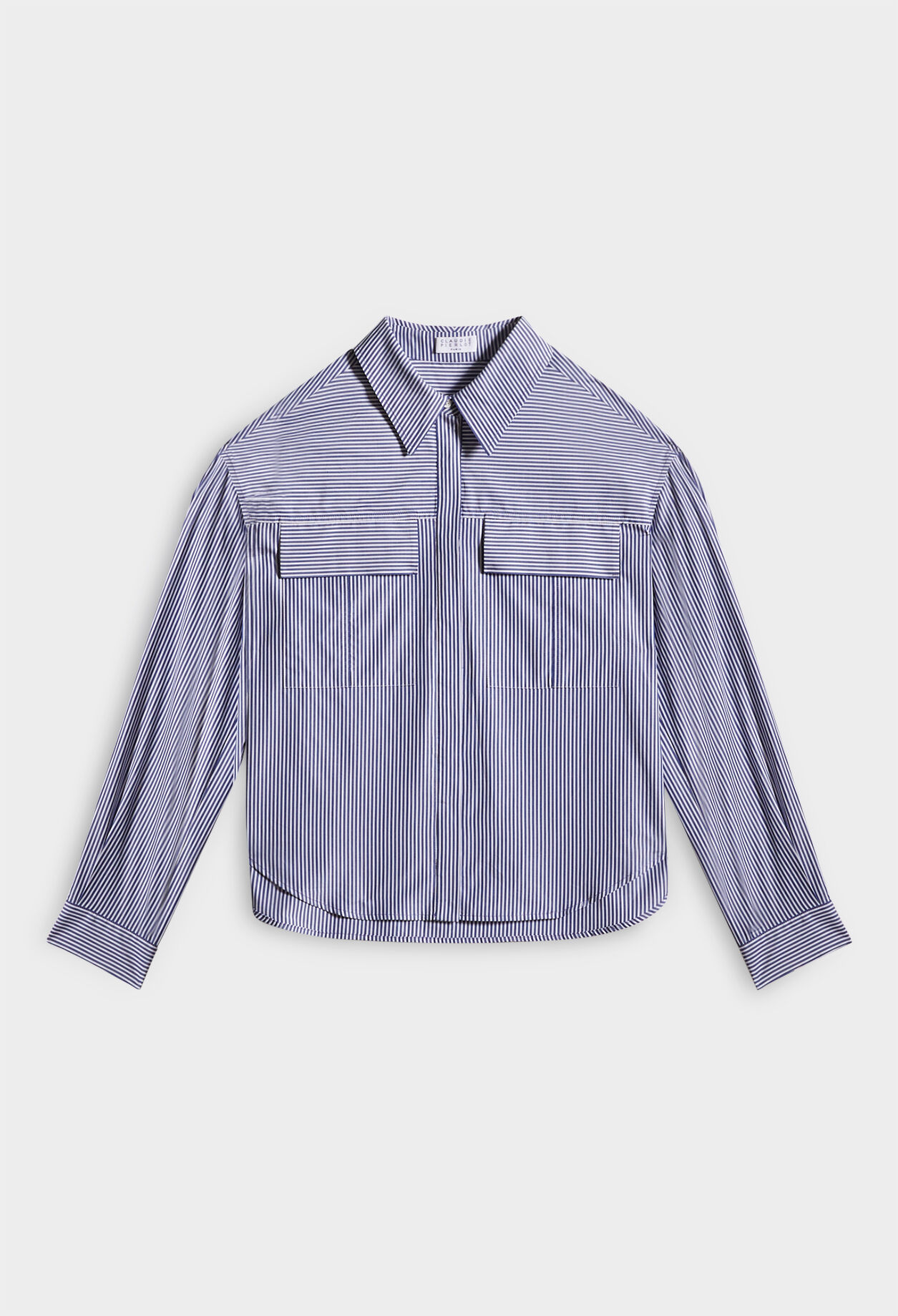 Striped organic cotton shirt