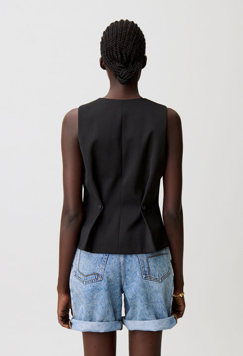 Gilet costume sans manche