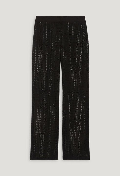 Pantalon strass noir