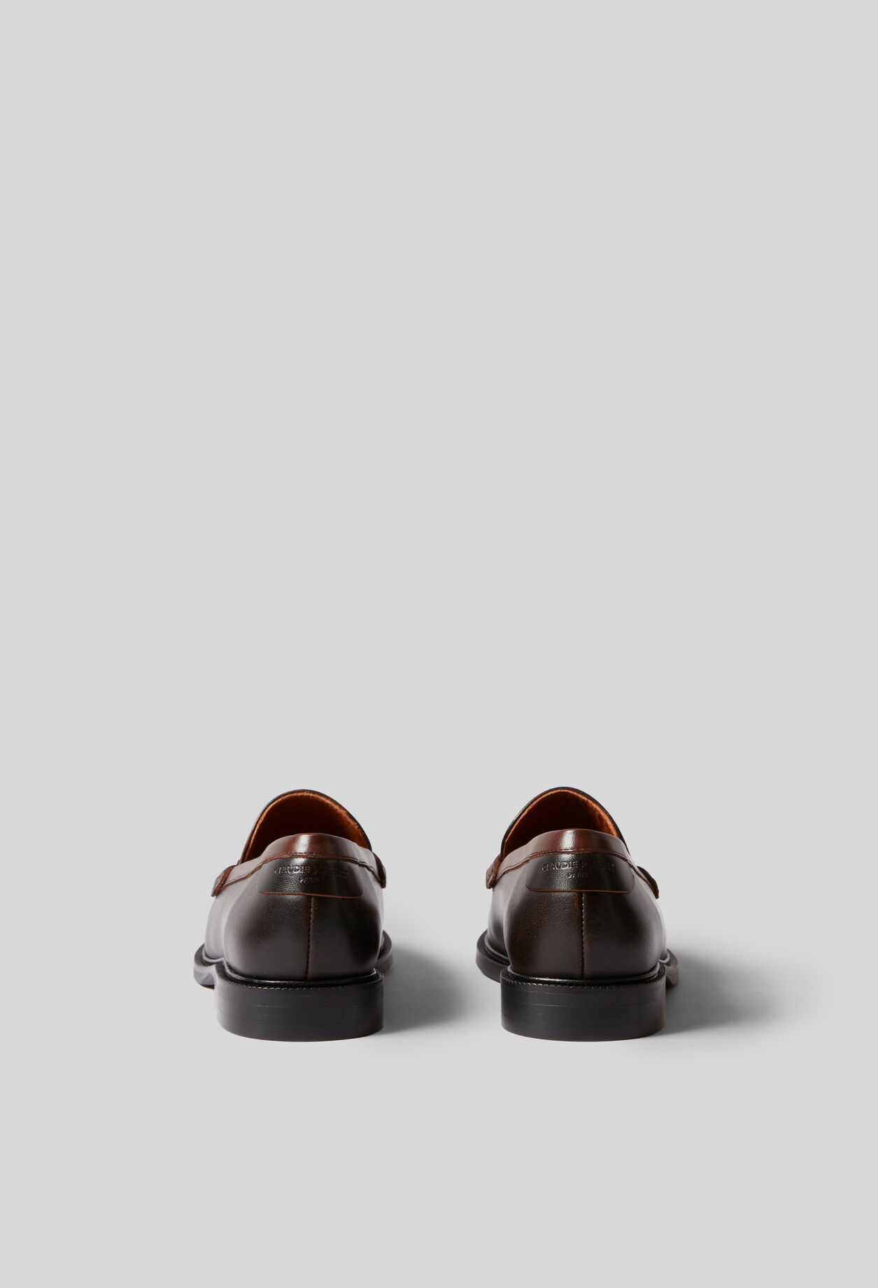 Mocassins cuir chocolat