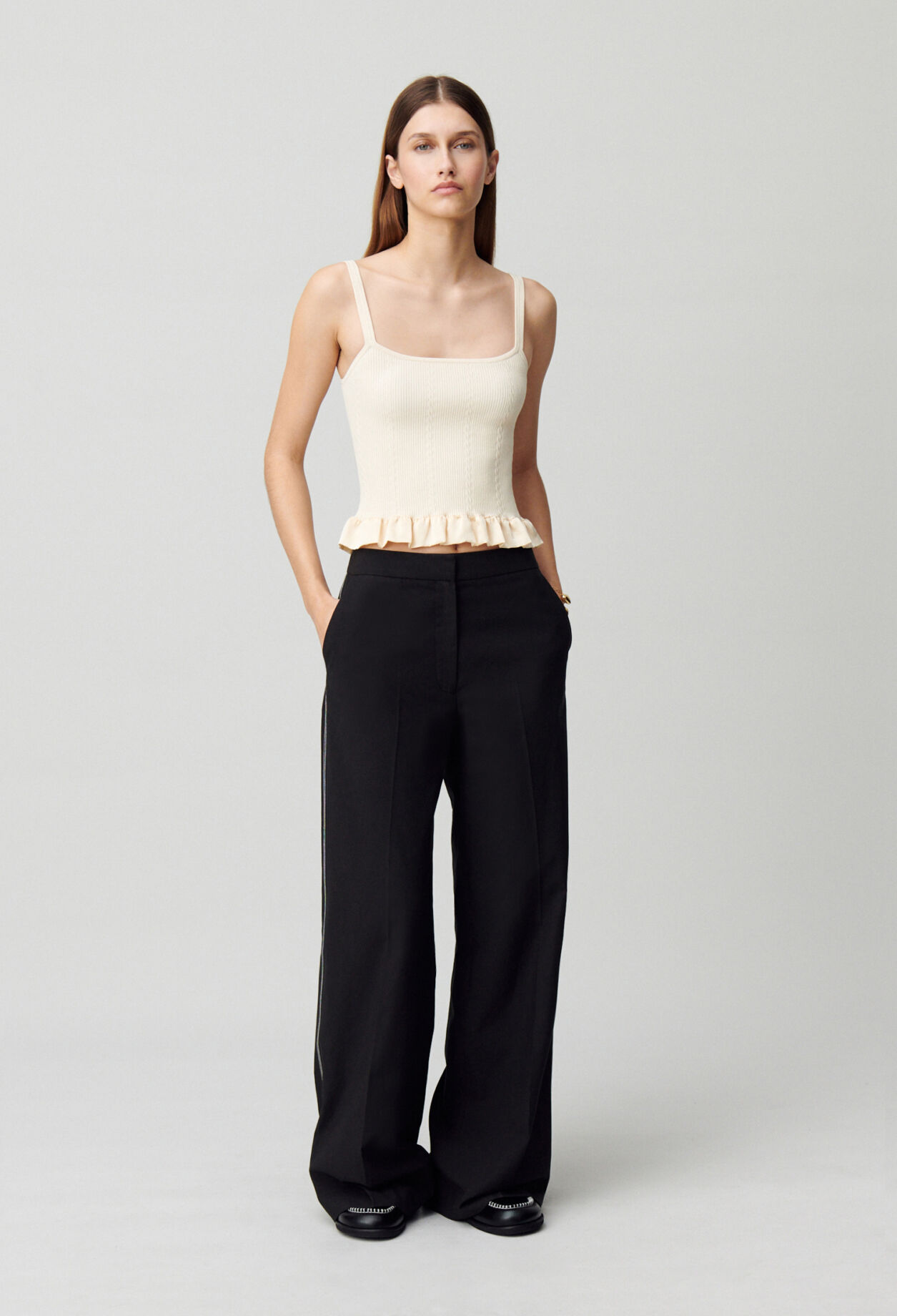 Pantalon droit large