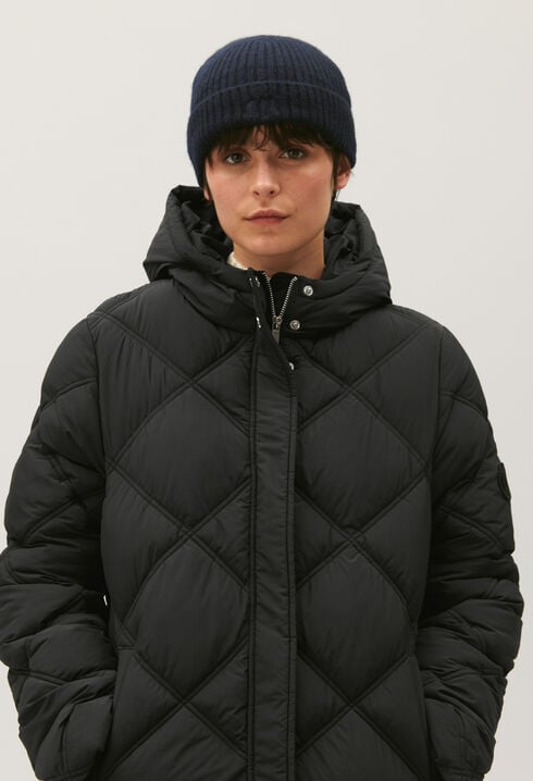 Bonnet cachemire bleu marine