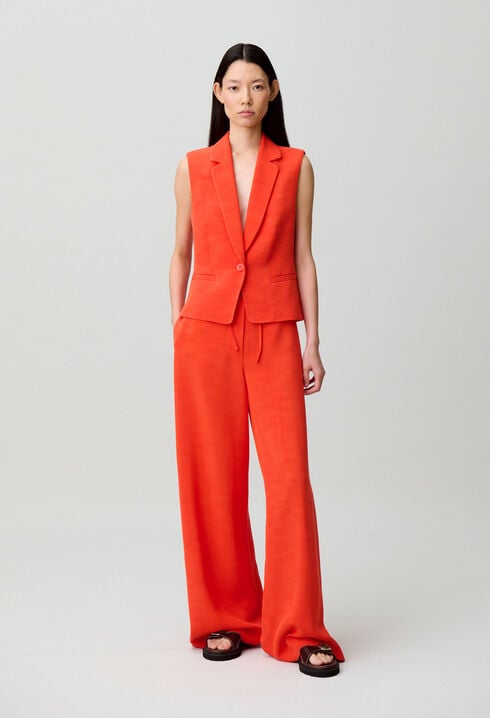 Veste tailleur sans manches