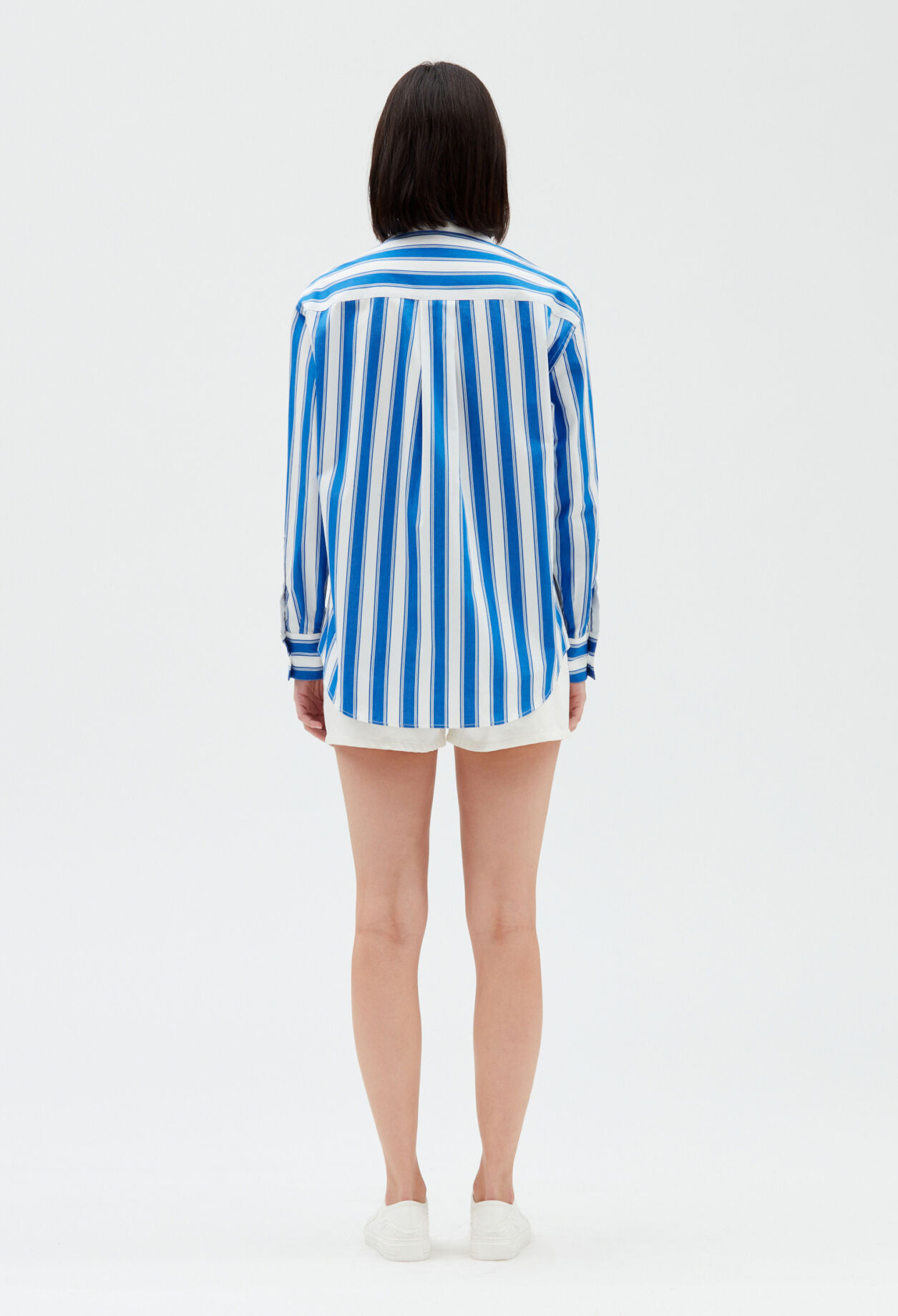 Chemise rayures bleue