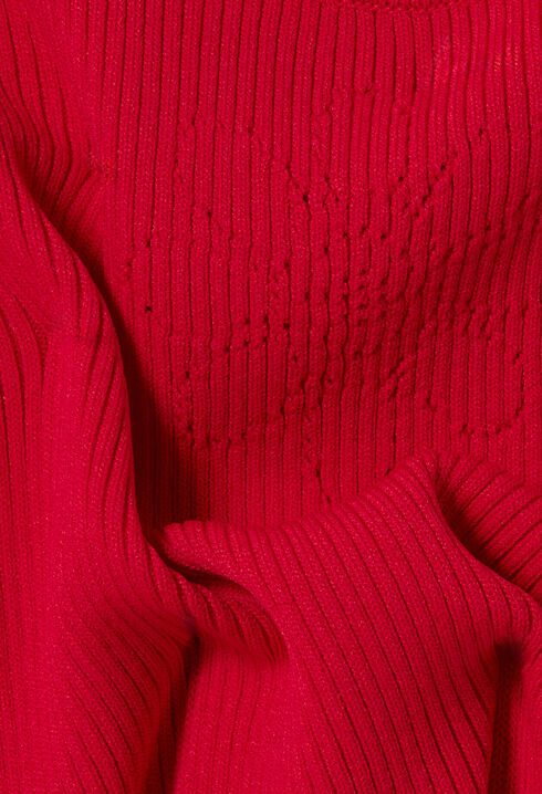 Robe maille volantée