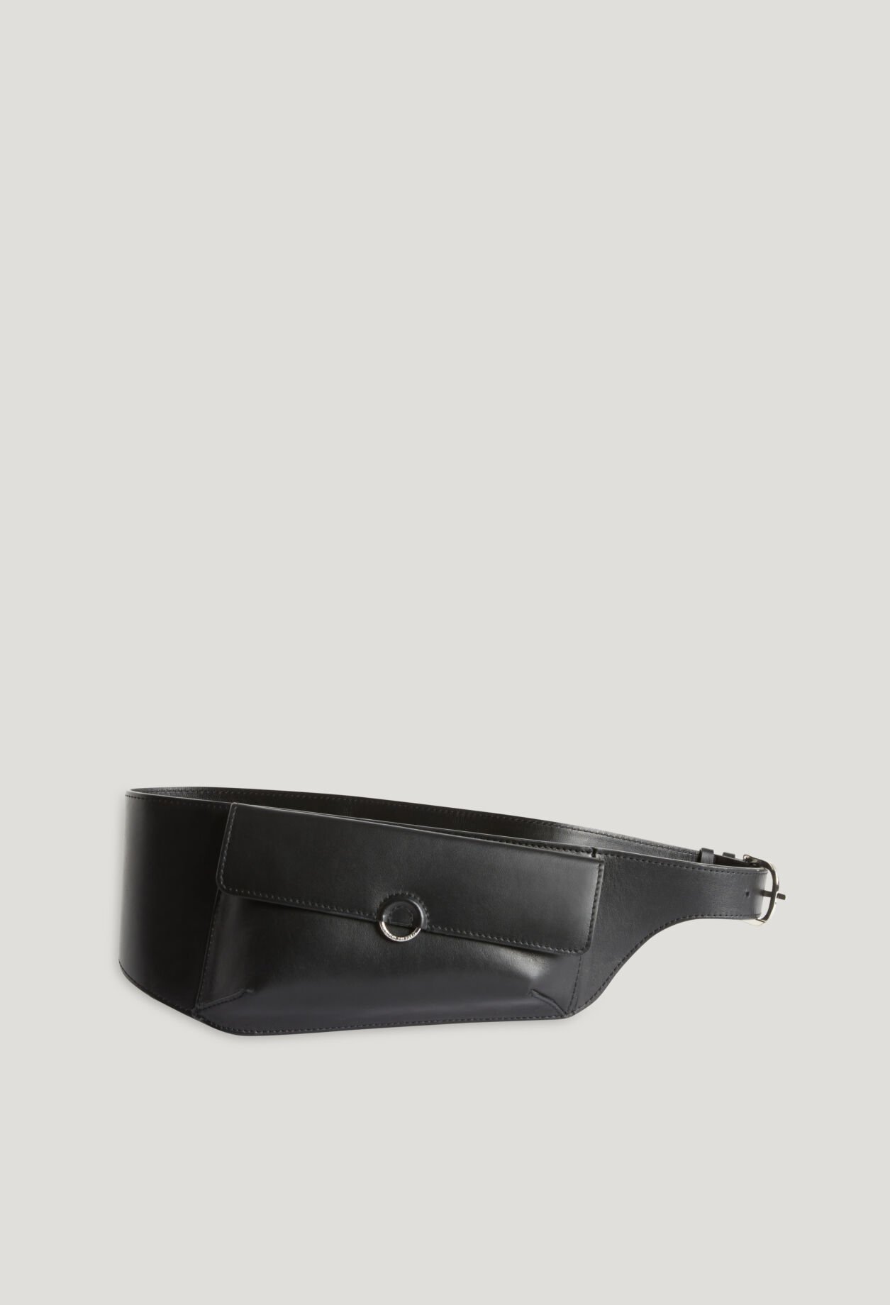 Sac ceinture cuir noir
