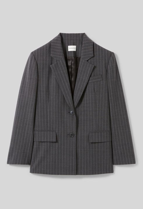 Veste tailleur rayée