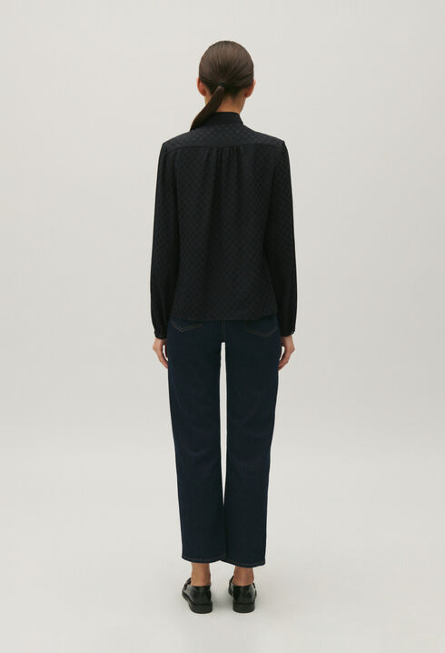 Chemise col lavallière