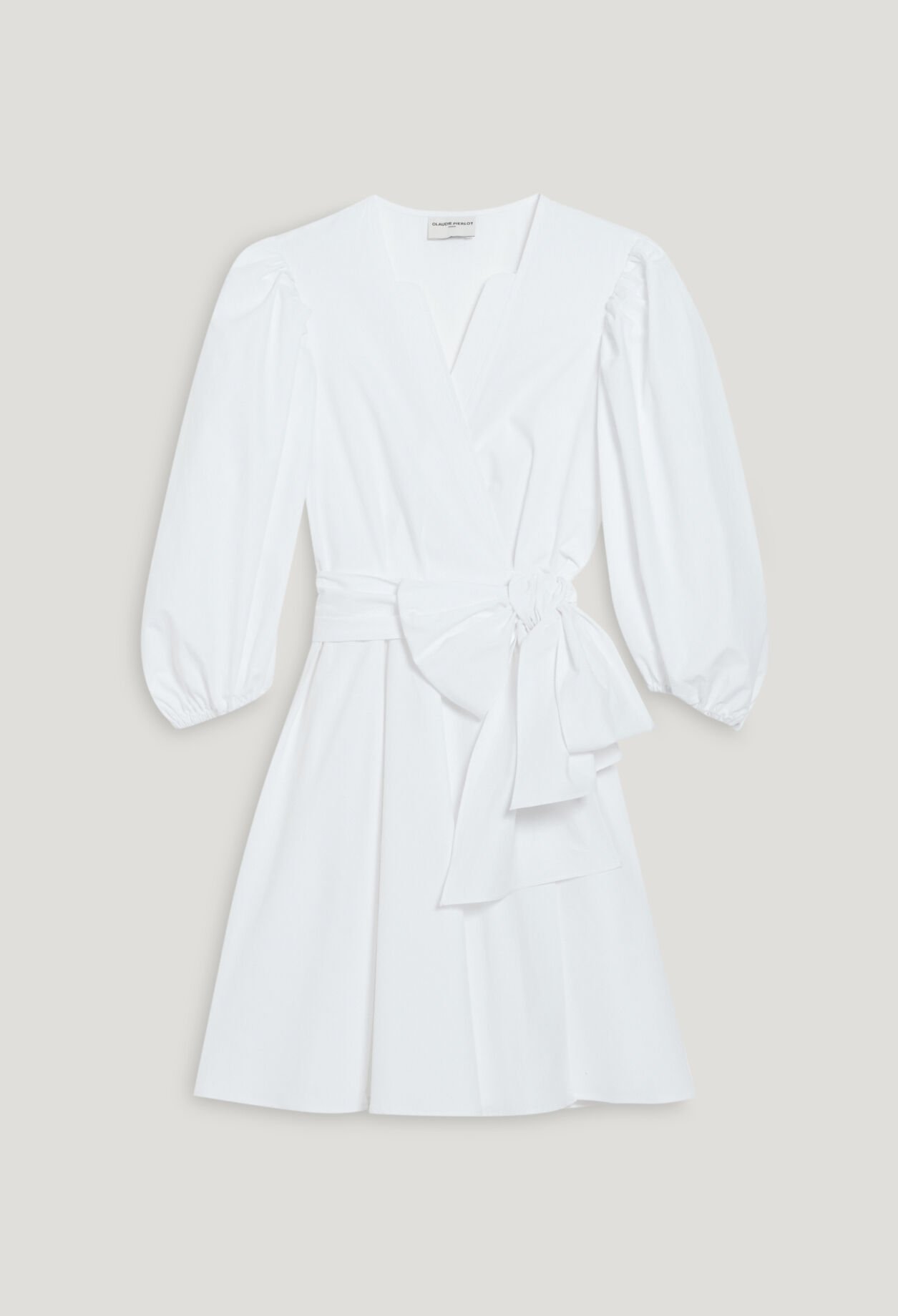 Robe courte cache-cœur