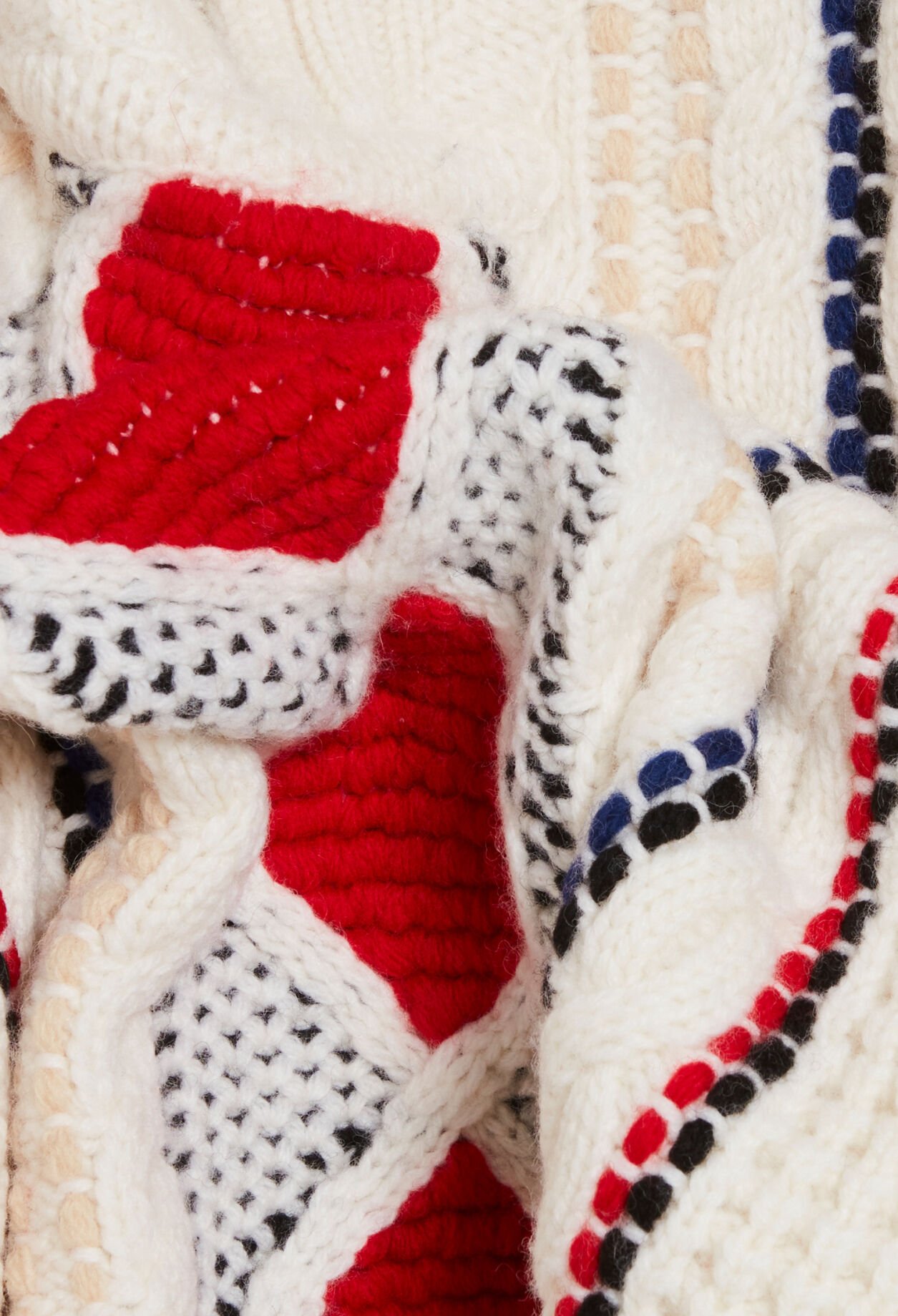 Pull camionneur maille bicolore