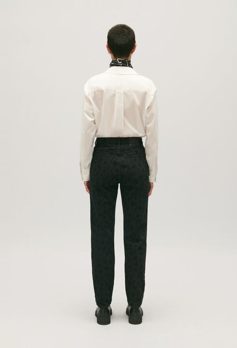 Heart straight-leg jeans