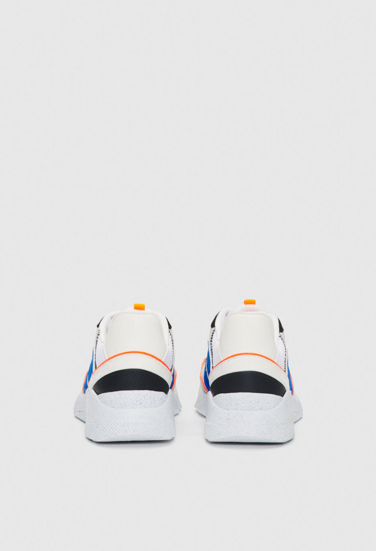 Sneakers graphiques en cuir