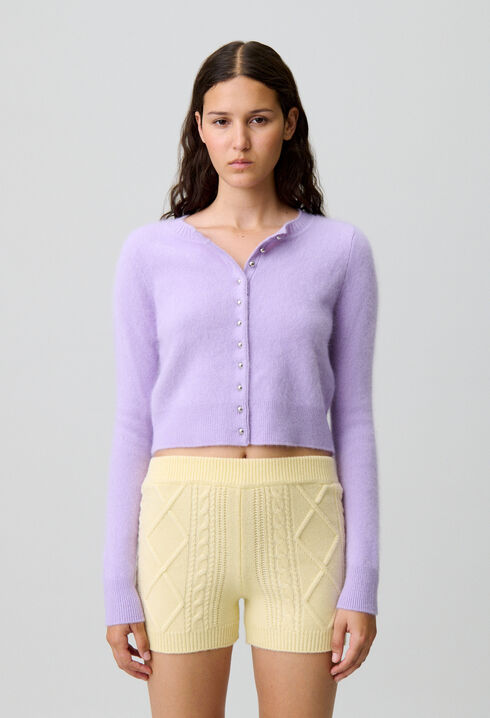 Short Knit Cardigan