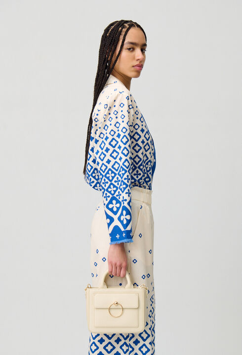 Sac Anouck cuir grainé chaîne