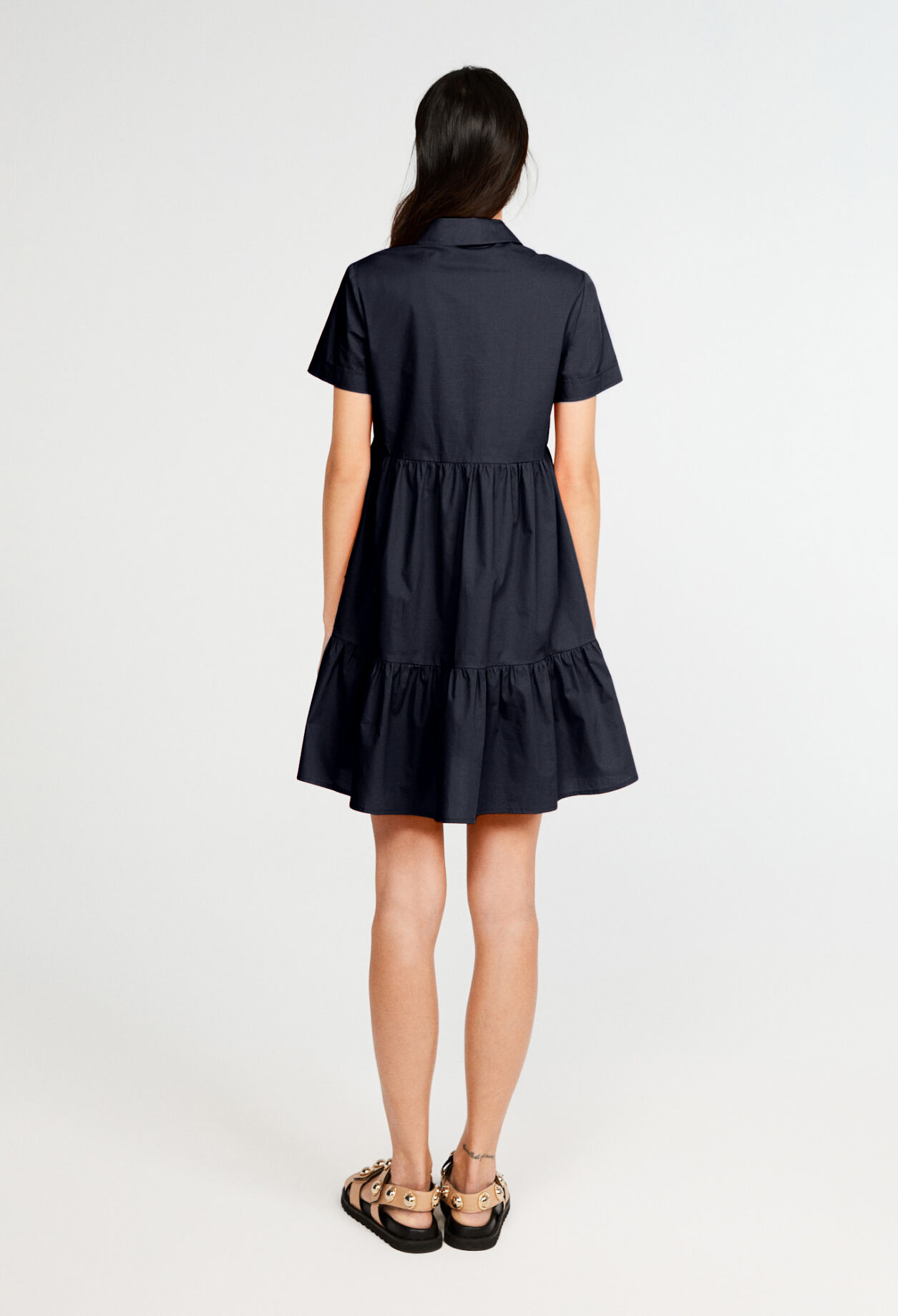 Robe évasée sans manche