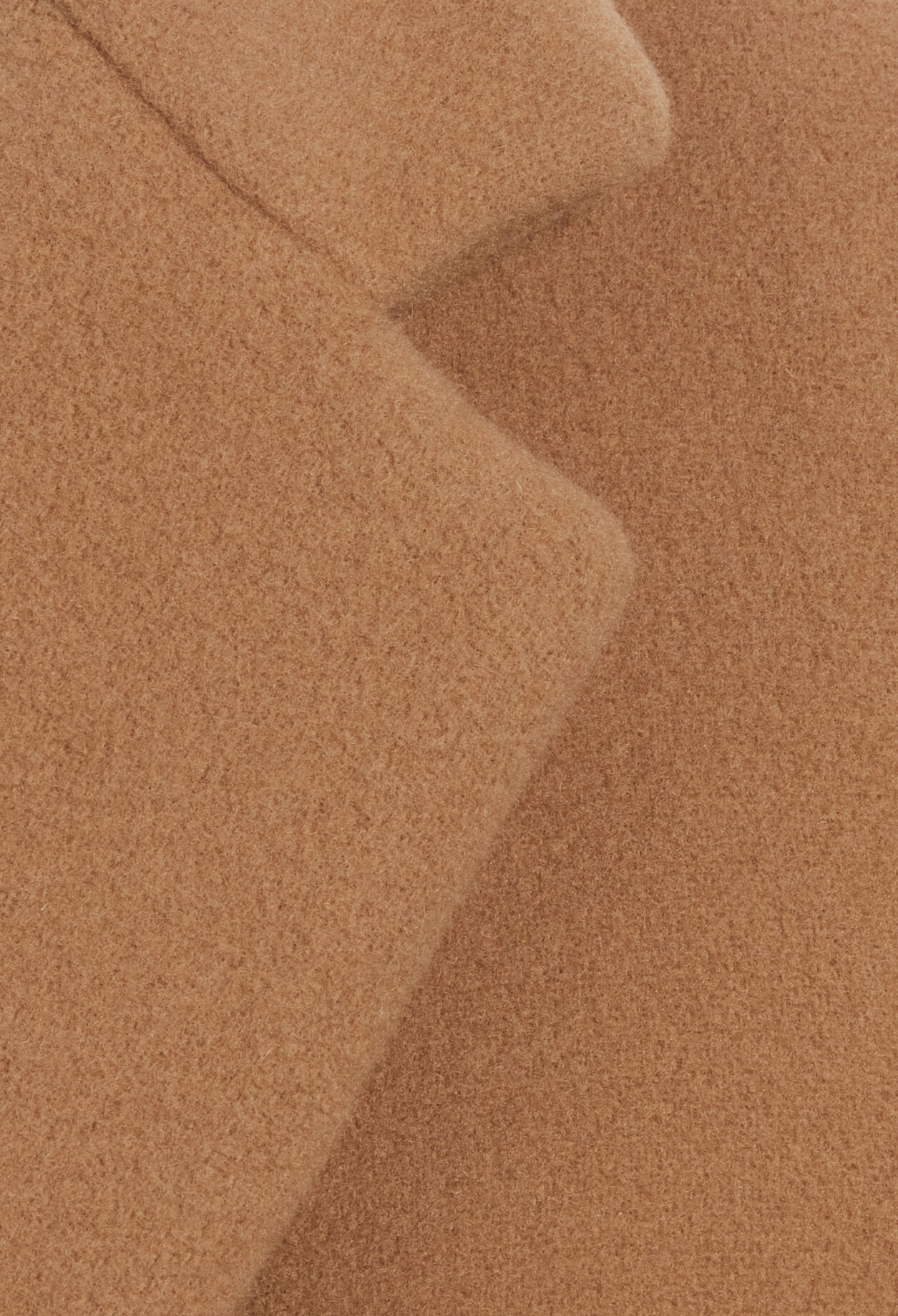 Manteau mi-long laine mélangée