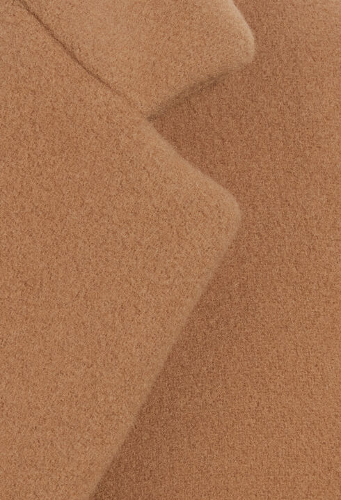 Mid-length wool blend coat