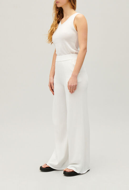 Floaty knit trousers
