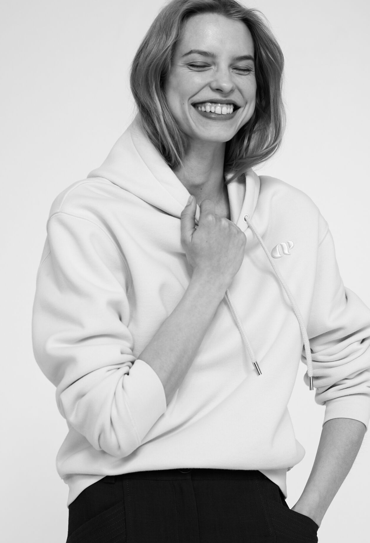 Sweatshirt vanille logo CP