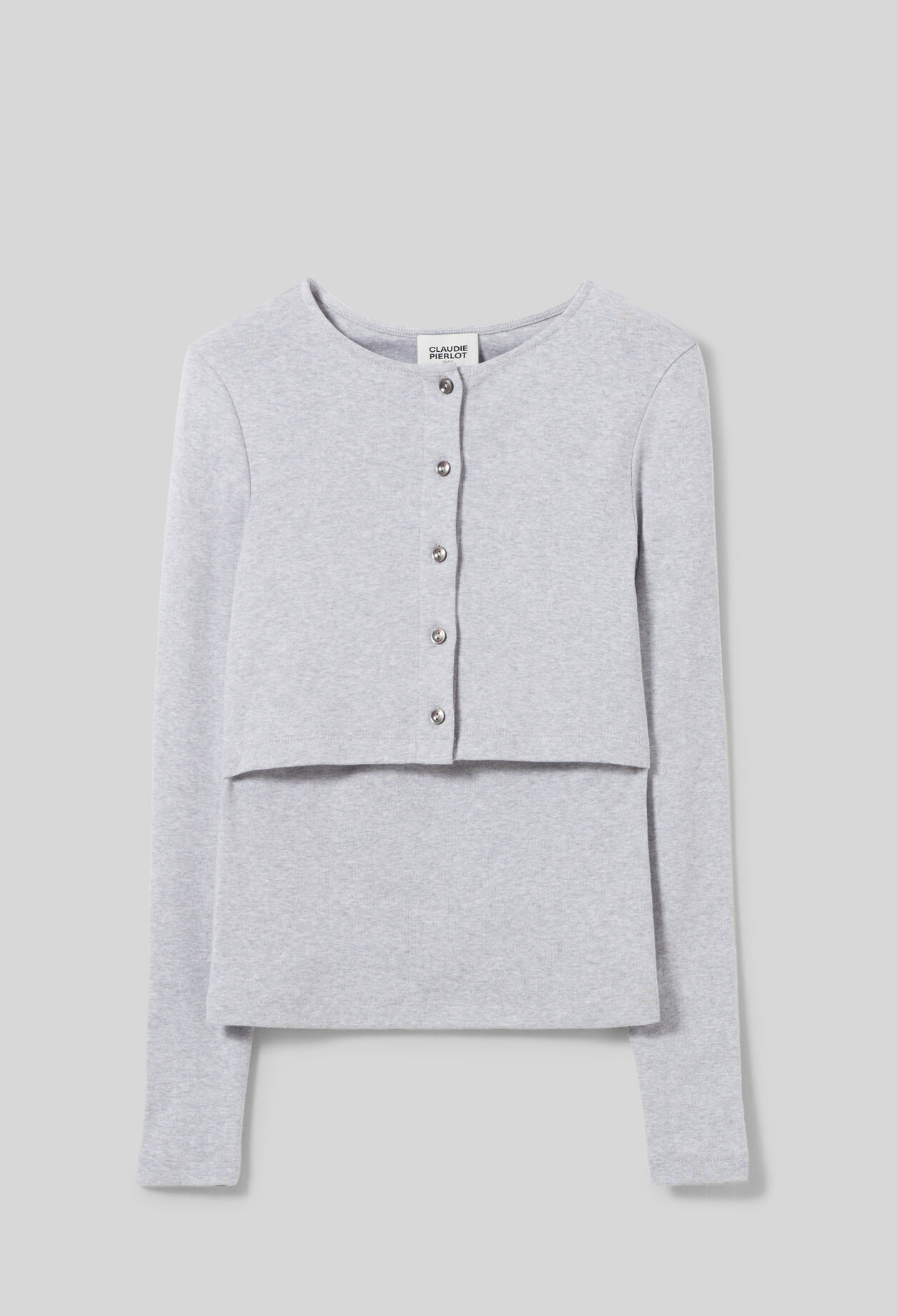 Cotton Cardigan T-Shirt Set
