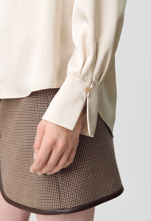 Blouse fluide plissée