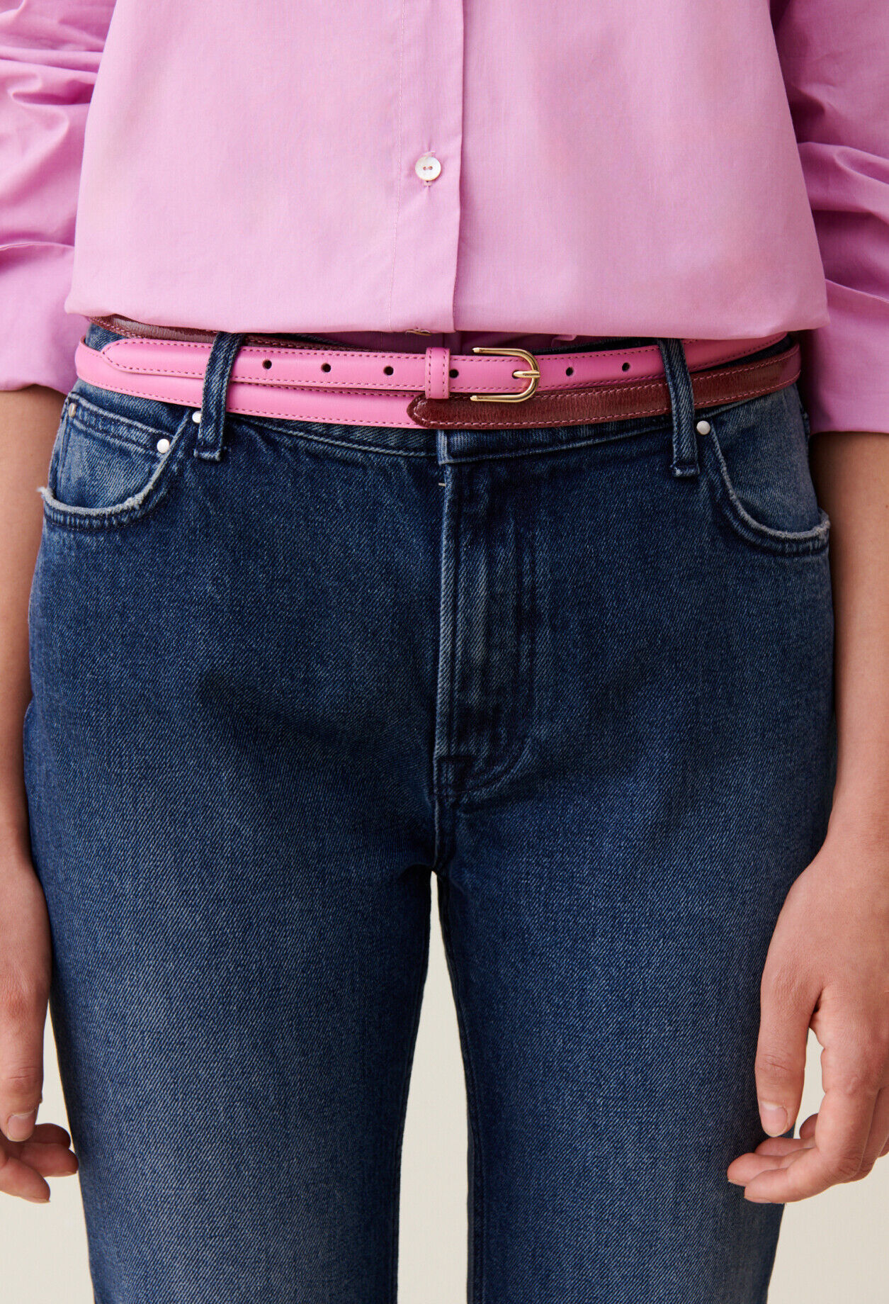 Ceinture fine cuir