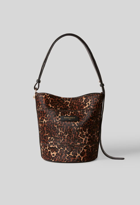 Sac seau Solveig léopard