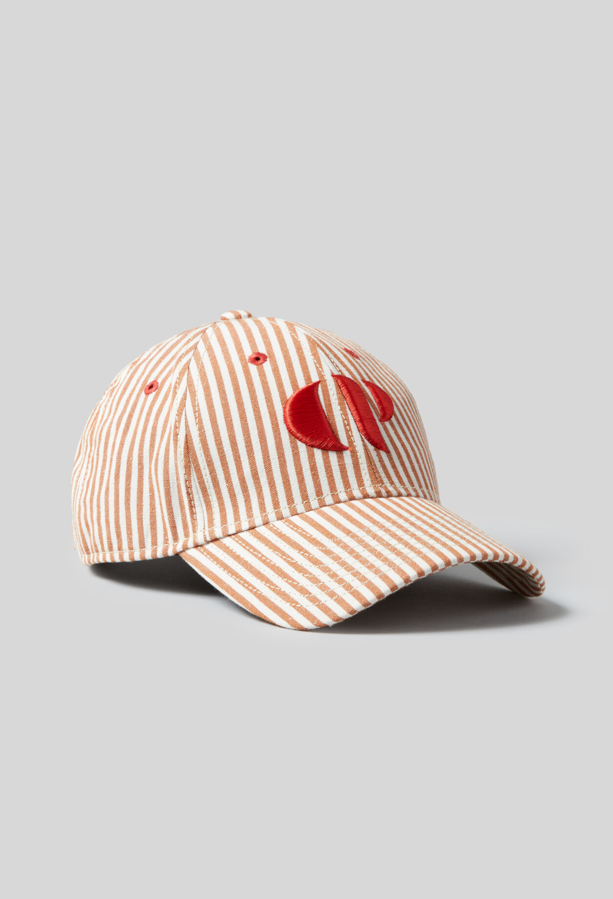 Striped Monogram Cap CP