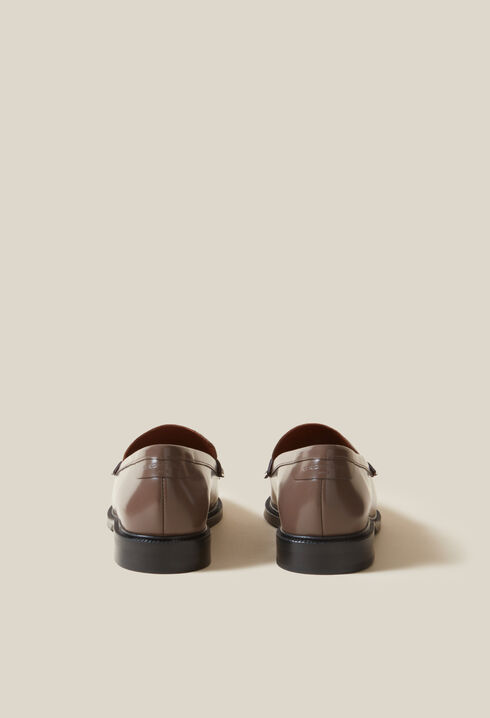 Mocassins vernis bicolores