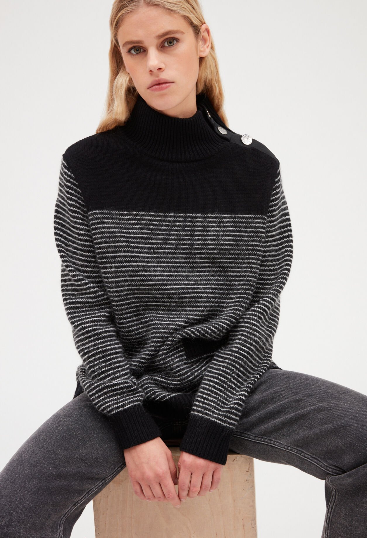 Striped jumper in knitwear