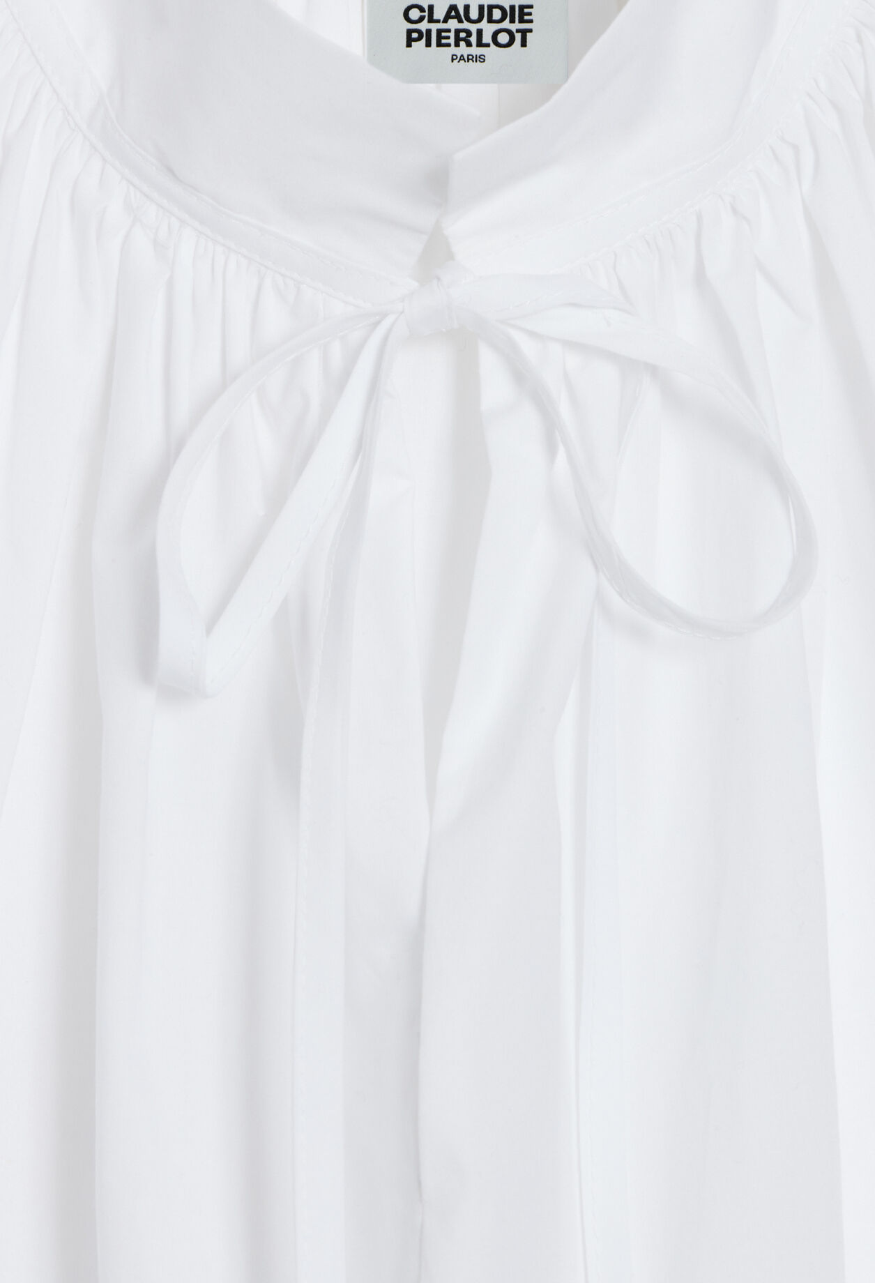 White poplin shirt