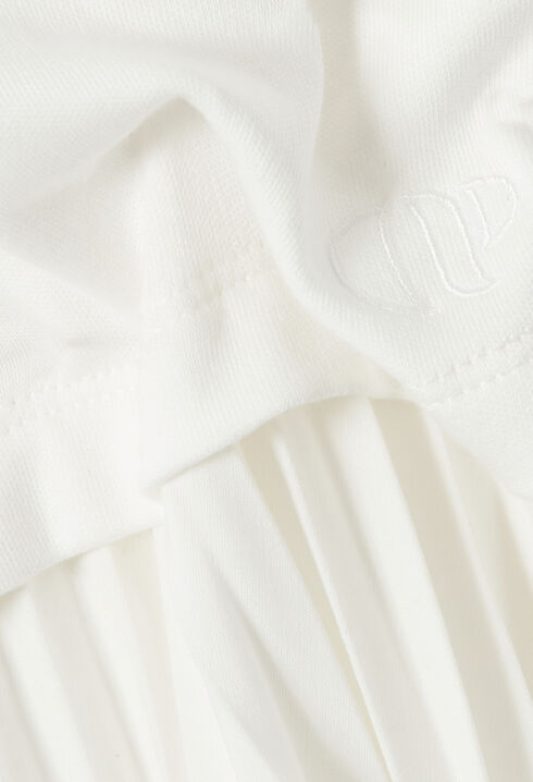 Twist Dual-Fabric Dress