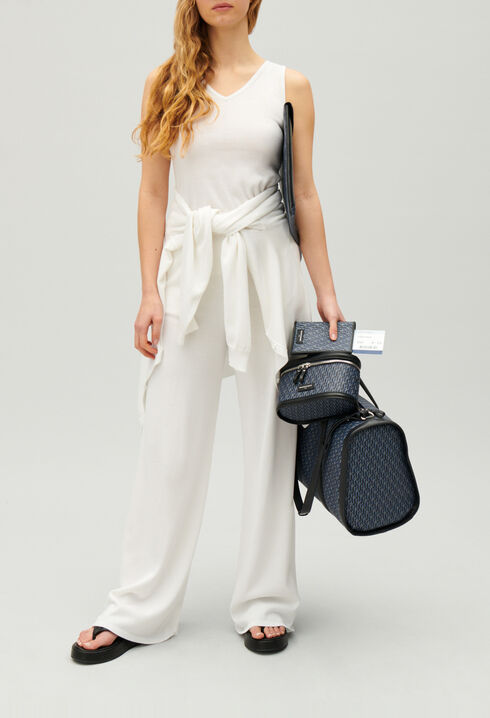 Floaty knit trousers