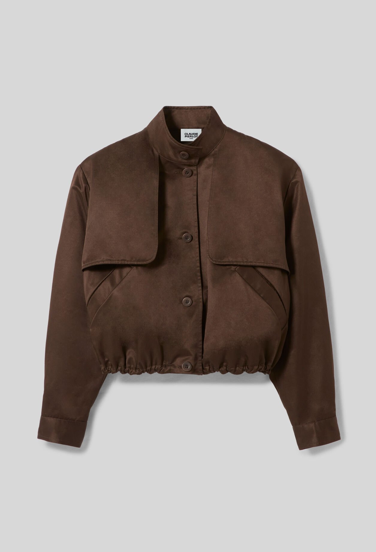 Blouson satin&eacute;