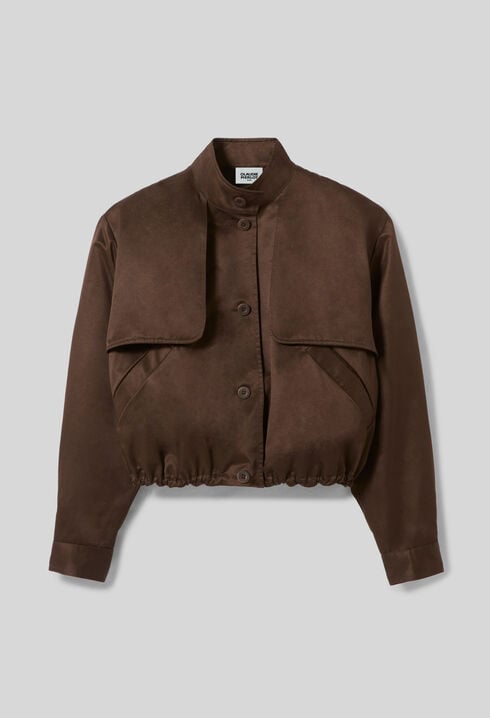 Blouson satin&eacute;