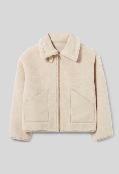 Shearling-Effect Coat