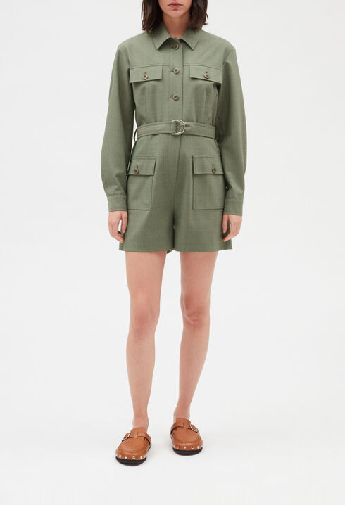 Khaki playsuit