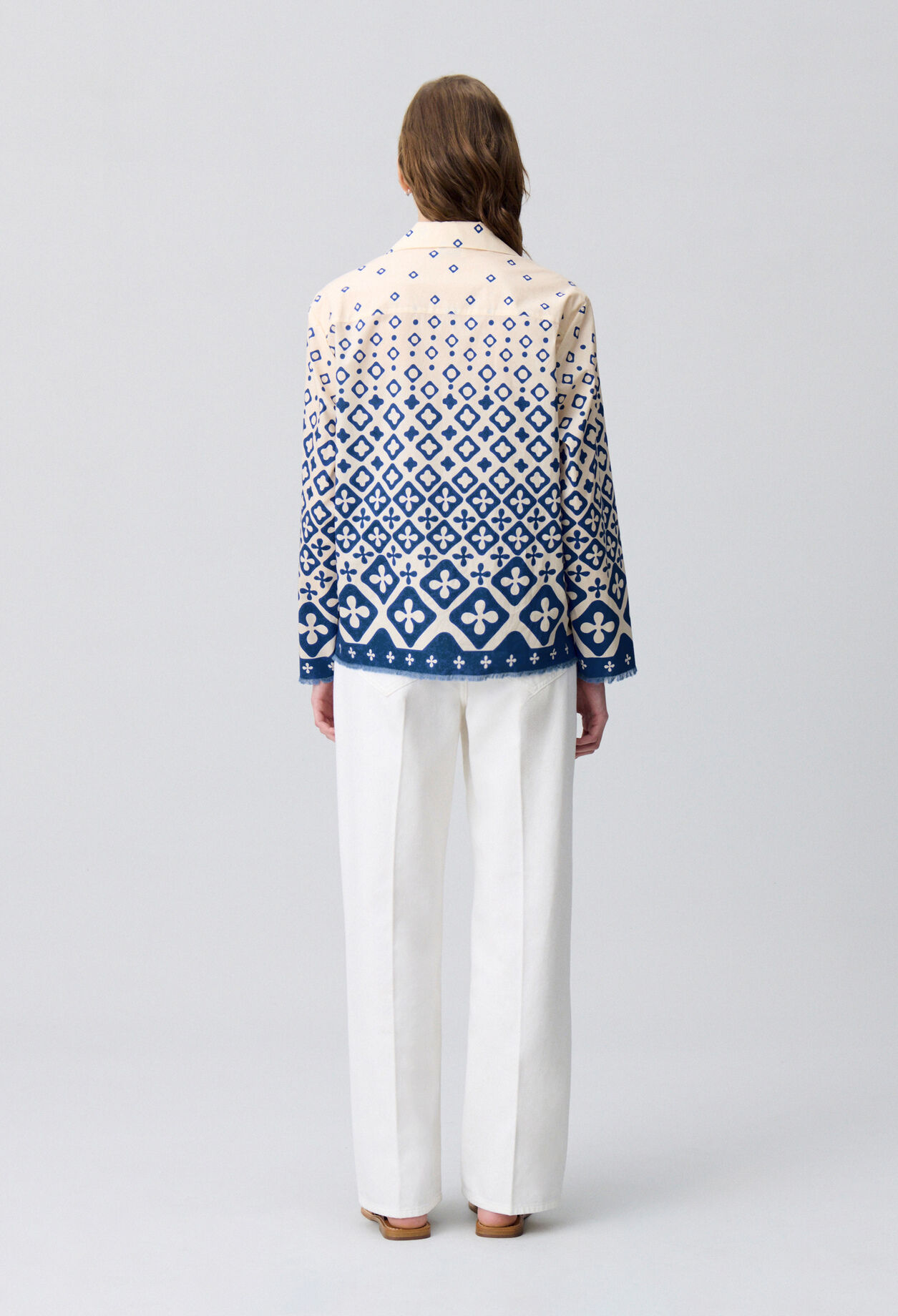 Chemise fluide imprimée
