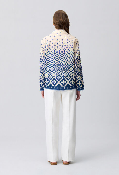 Chemise fluide imprimée
