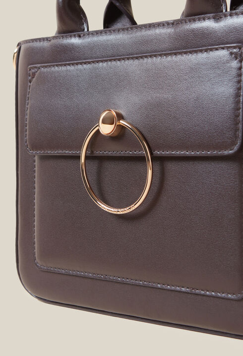 Sac Anouck cuir lisse chaîne