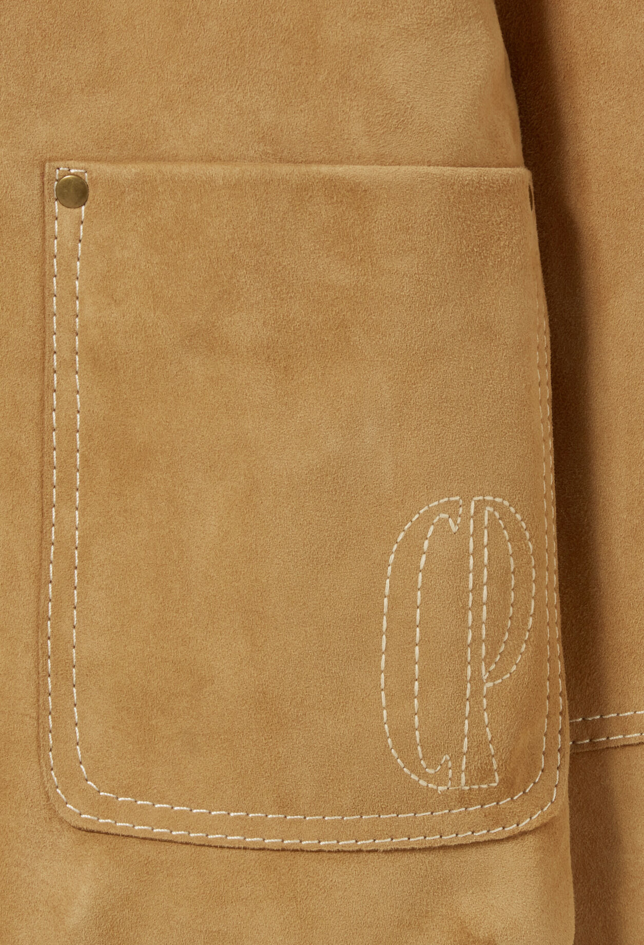 Veste en cuir suède