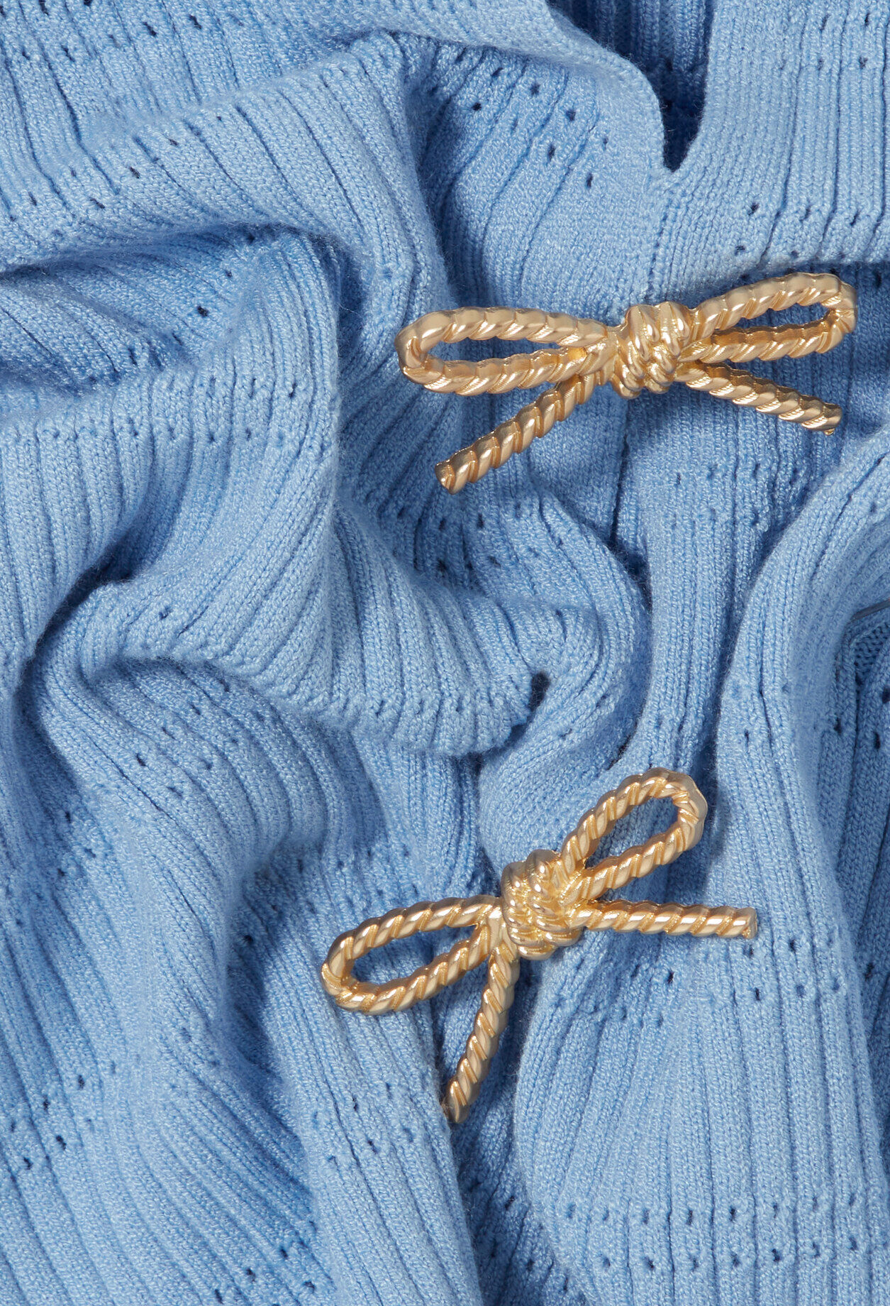 Knit Jumper with Bow Details