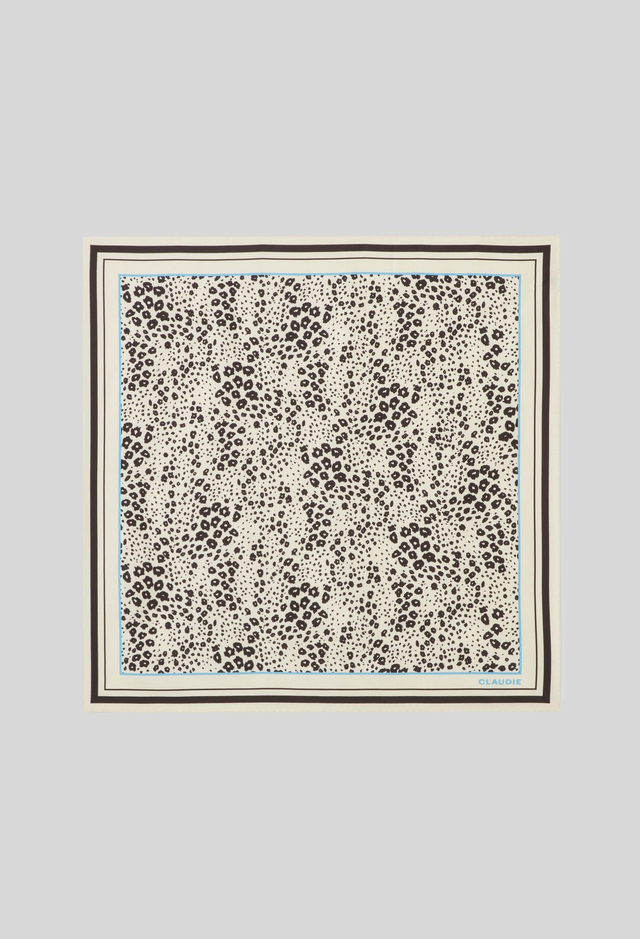 Foulard soie léopard
