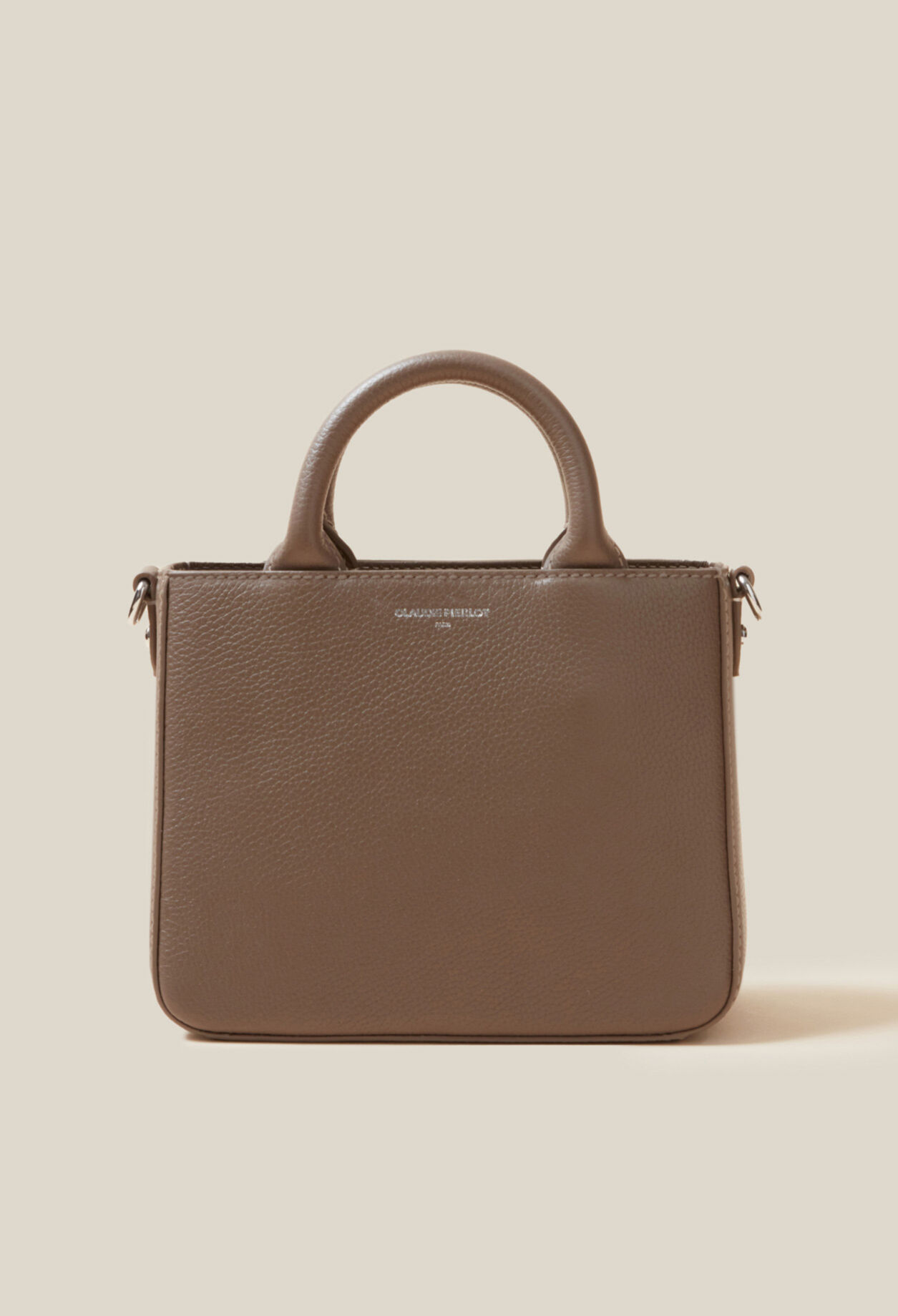 Sac Anouck cuir grainé chaîne