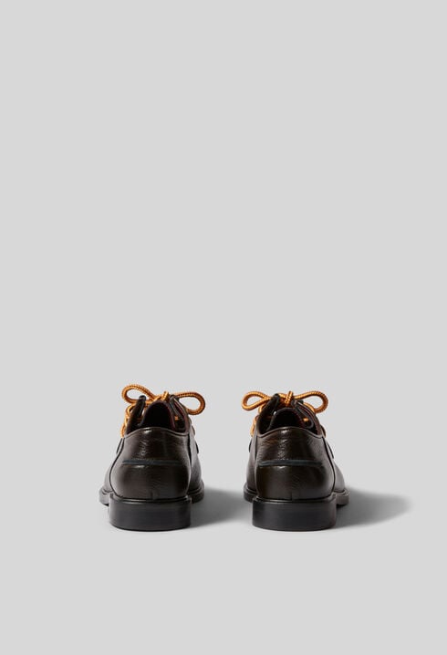 Grained Leather Derby Shoes