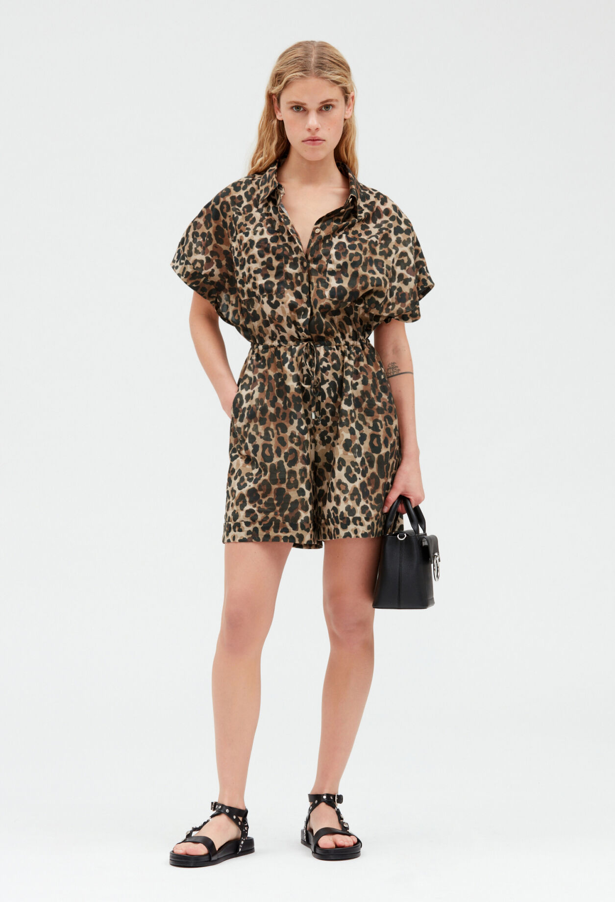 Leopard playsuit